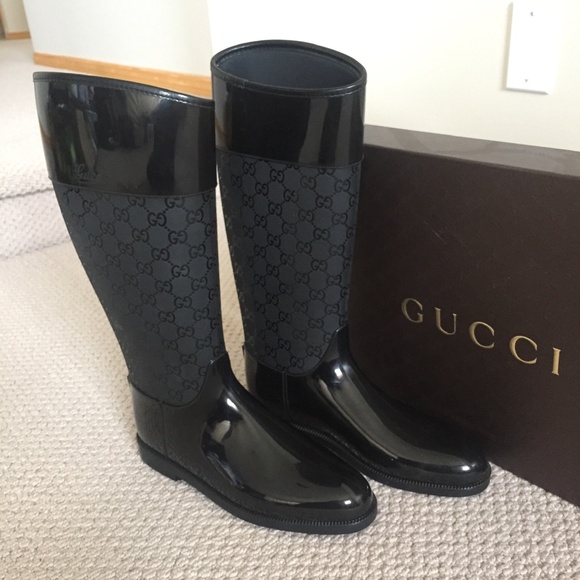 NEW Gucci rain boots - Women's size IT 39 / US 9 - Picture 5 of 6